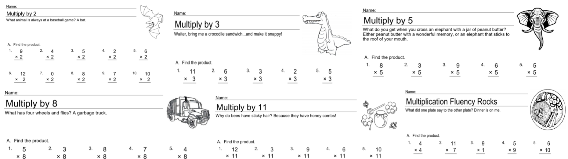 Daily Math Skills Multiplication X 2s Educational Resource